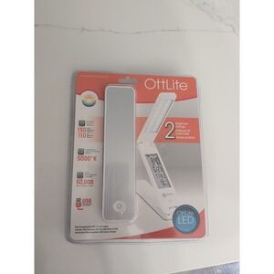 OttLite Rechargeable LED Travel Light 5000°K ClearSun® LED Dimmable Folding USB